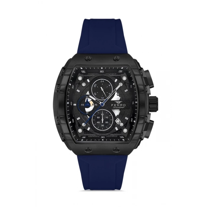 FM31346D Silikon Kordonlu Erkek Kol Saati