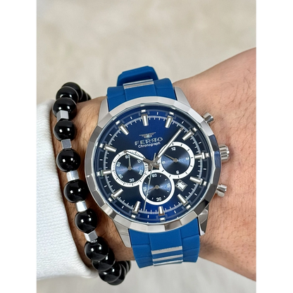 FM31360D Silikon Kordonlu Erkek Kol Saati