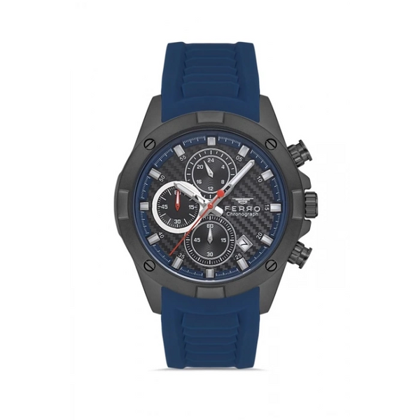 FM31361D Silikon Kordonlu Erkek Kol Saati