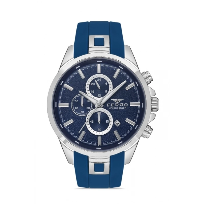 FM31380D Silikon Kordonlu Erkek Kol Saati