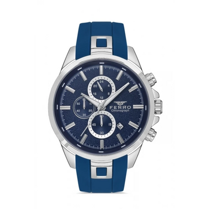 FM31380D Silikon Kordonlu Erkek Kol Saati