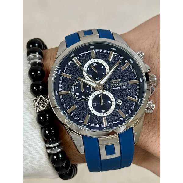 FM31380D Silikon Kordonlu Erkek Kol Saati