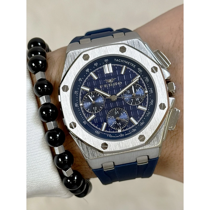 FM43001D Silikon Kordonlu Erkek Kol Saati