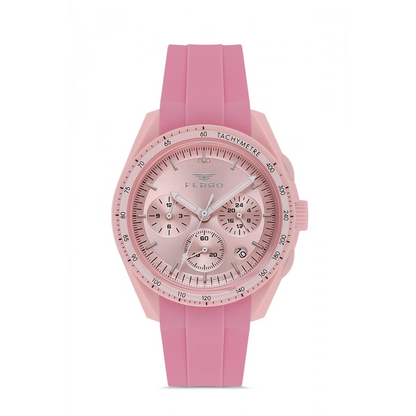 FM11401D Silikon Kordonlu Erkek Kol Saati