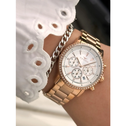 FL41258A Çelik Kordonlu Kadın Kol Saati