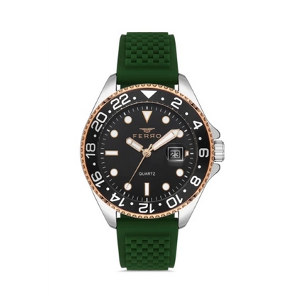 F11196DA Çelik Kordonlu Erkek Kol Saati