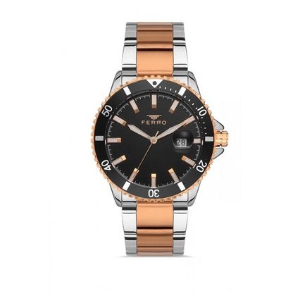 F11238A Çelik Kordonlu Erkek Kol Saati