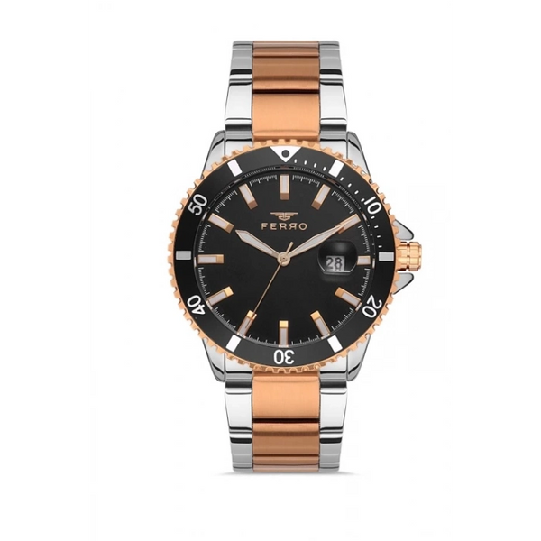 F11238A Çelik Kordonlu Erkek Kol Saati