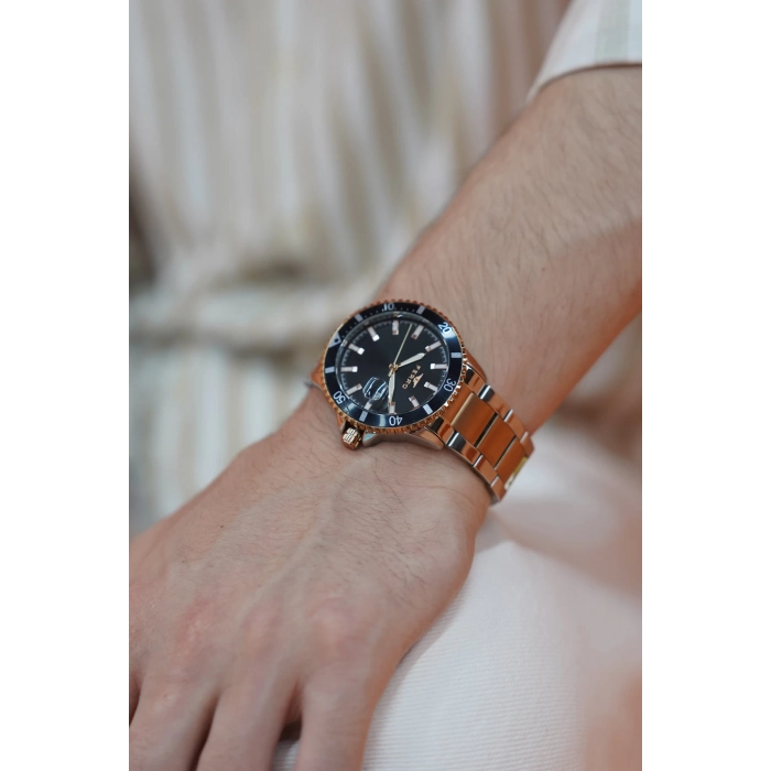 F11238A Çelik Kordonlu Erkek Kol Saati