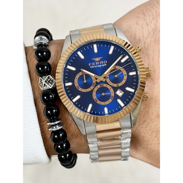 FM31289A Çelik Kordonlu Erkek Kol Saati