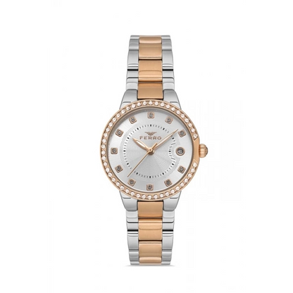 FL21349A Çelik Kordonlu Kadın Kol Saati