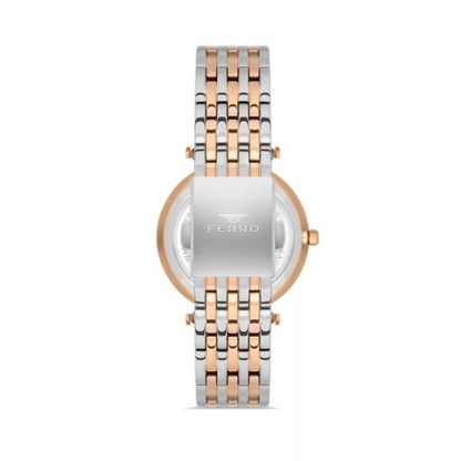 FL21449A Çelik Kordonlu Kadın Kol Saati