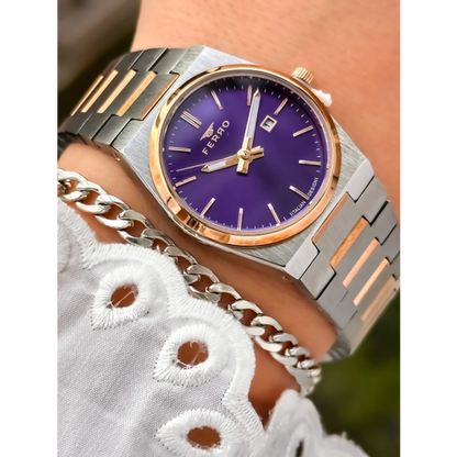 FL21495A Çelik Kordonlu Kadın Kol Saati