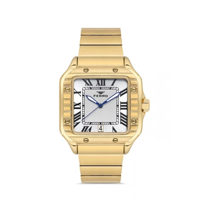 F11448A Çelik Kordonlu Erkek Kol Saati