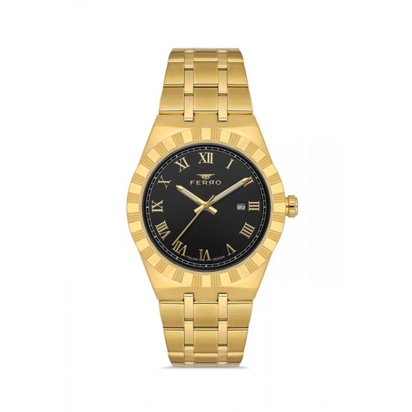 F11474A Çelik Kordonlu Erkek Kol Saati