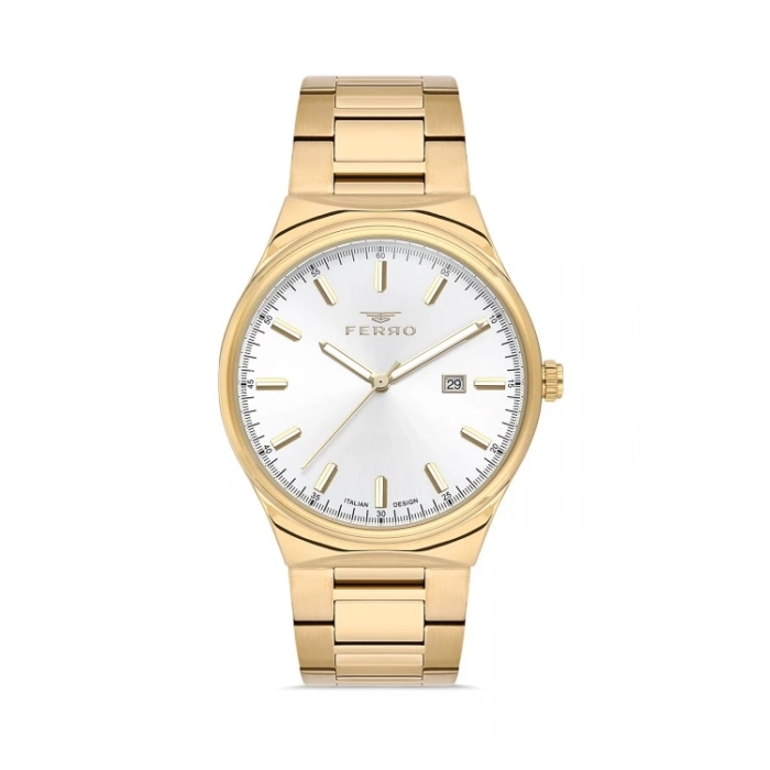 F11476A Çelik Kordonlu Erkek Kol Saati