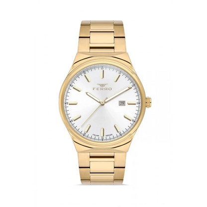 F11476A Çelik Kordonlu Erkek Kol Saati