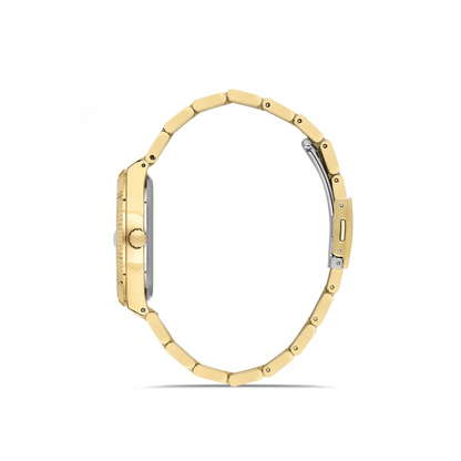 F11569AWT Çelik Kordonlu Erkek Kol Saati