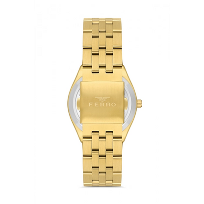 F11569AWT Çelik Kordonlu Erkek Kol Saati