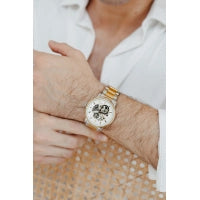 F31399A Çelik Kordonlu Otomatik Erkek Kol Saati