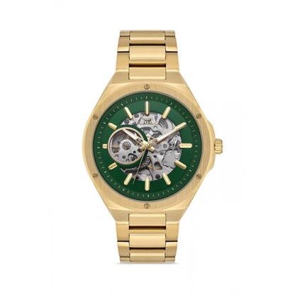 F31443A Çelik Kordonlu Otomatik Erkek Kol Saati