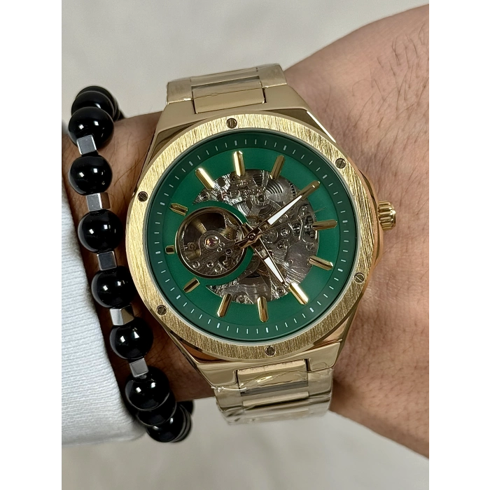 F31443A Çelik Kordonlu Otomatik Erkek Kol Saati