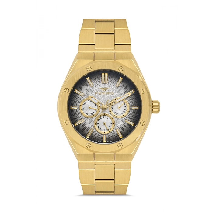 FM11537AWT Çelik Kordonlu Erkek Kol Saati