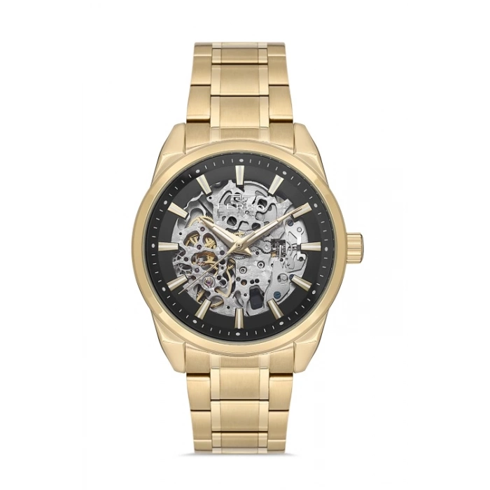 FM40106A Çelik Kordonlu Otomatik Erkek Kol Saati