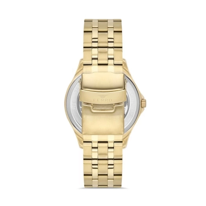 FM40111A Çelik Kordonlu Otomatik Erkek Kol Saati