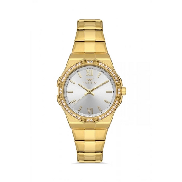 FL21358A Çelik Kordonlu Kadın Kol Saati