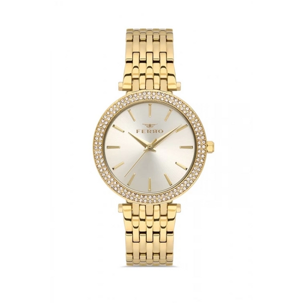 FL21449A Çelik Kordonlu Kadın Kol Saati