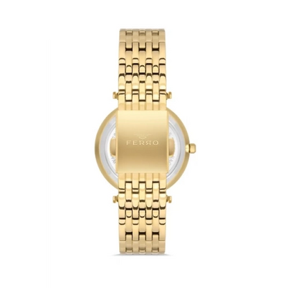 FL21449A Çelik Kordonlu Kadın Kol Saati