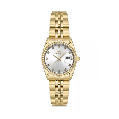 FL21450A Çelik Kordonlu Kadın Kol Saati