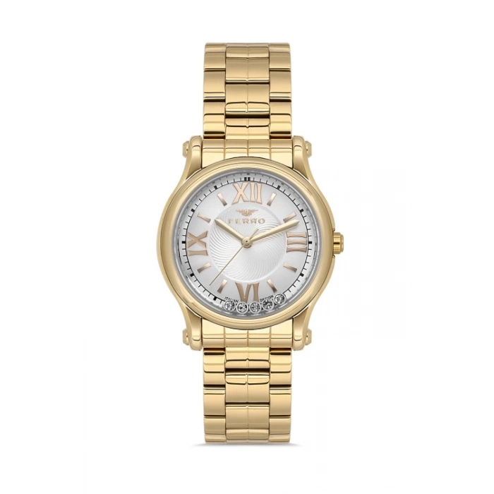 FL21478AWT Çelik Kordonlu Kadın Kol Saati