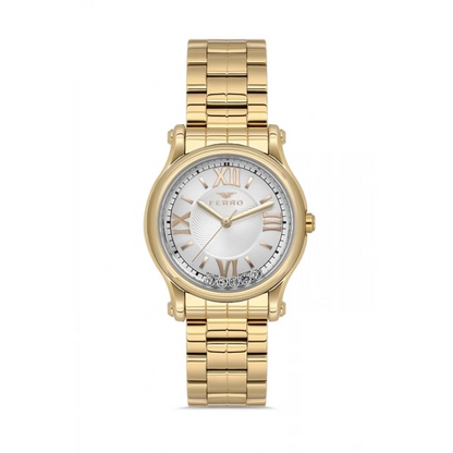 FL21478AWT Çelik Kordonlu Kadın Kol Saati