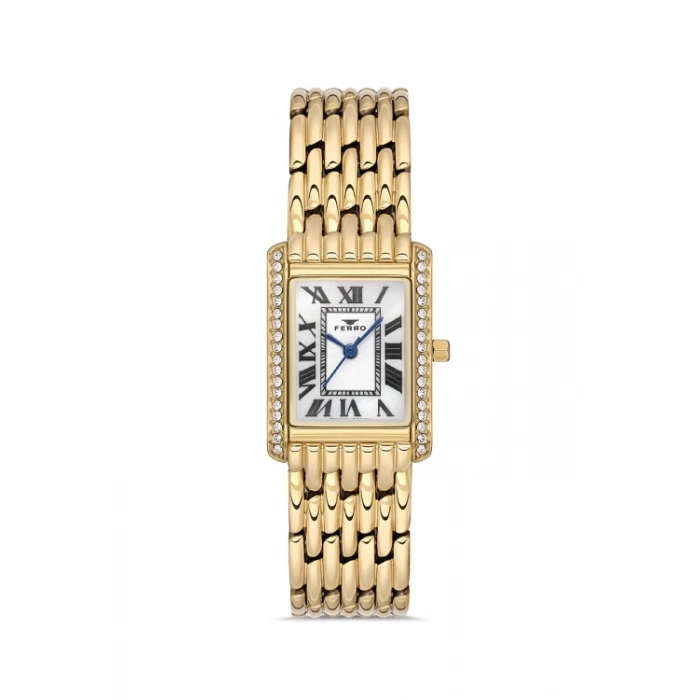 FL21483A Çelik Kordonlu Kadın Kol Saati