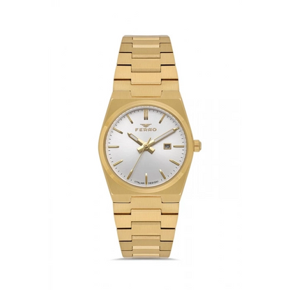 FL21495A Çelik Kordonlu Kadın Kol Saati