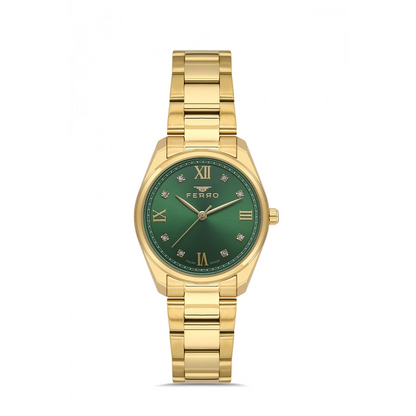 FL21502AWT Çelik Kordonlu Kadın Kol Saati