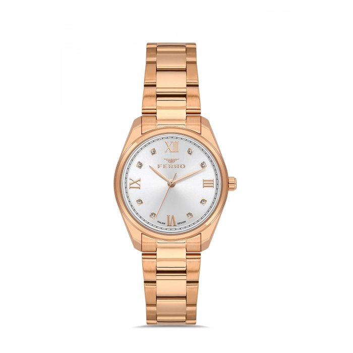 FL21502AWT Çelik Kordonlu Kadın Kol Saati