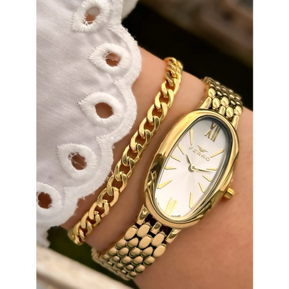 FL21510A Çelik Kordonlu Kadın Kol Saati