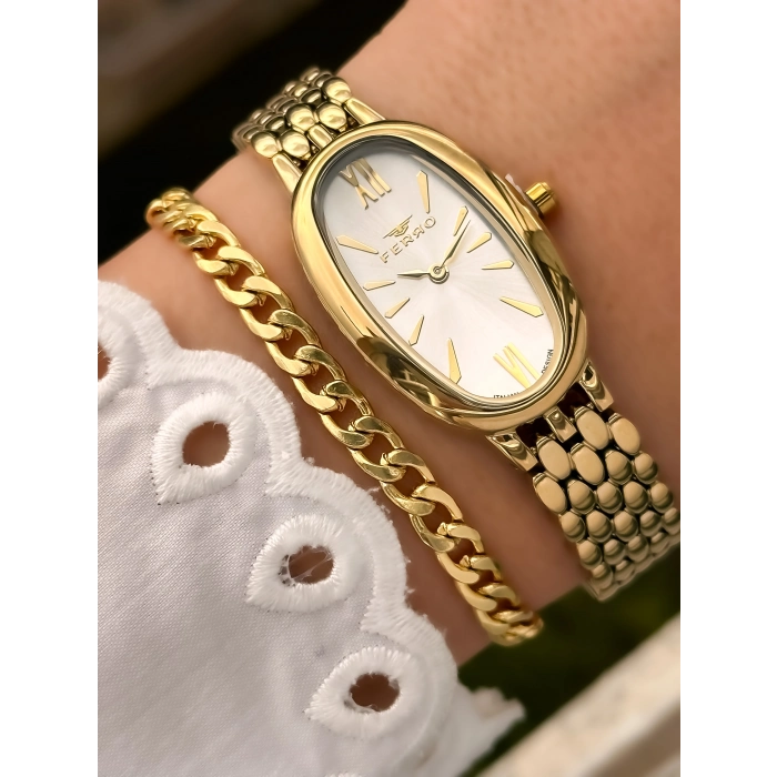 FL21510A Çelik Kordonlu Kadın Kol Saati