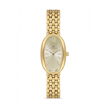 FL21510AWT Çelik Kordonlu Kadın Kol Saati