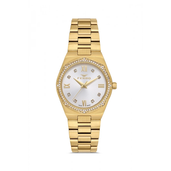 FL21518AWT Çelik Kordonlu Kadın Kol Saati