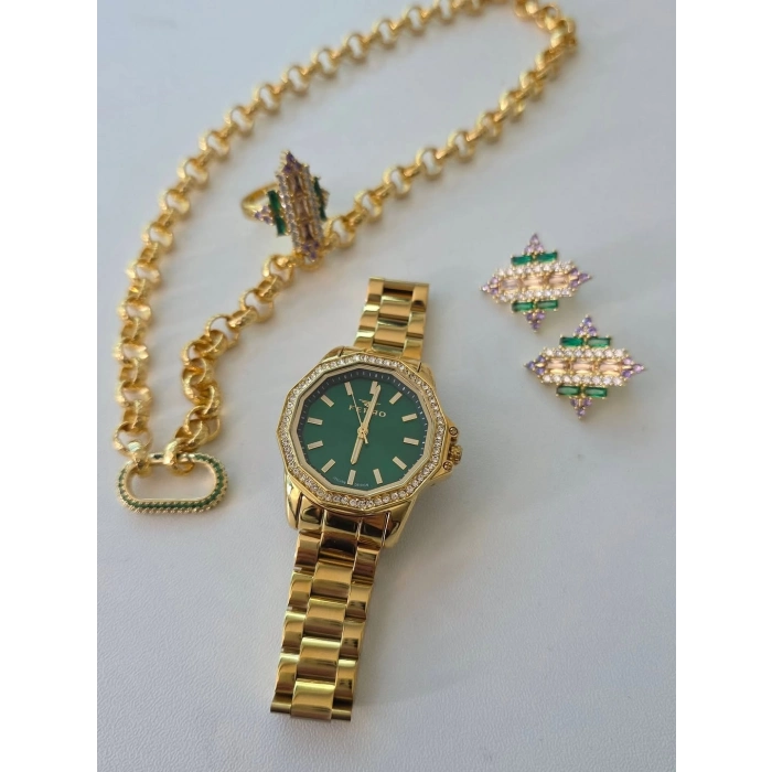 FL21540AWT Çelik Kordonlu Kadın Kol Saati