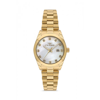 FL21570AWT Çelik Kordonlu Kadın Kol Saati