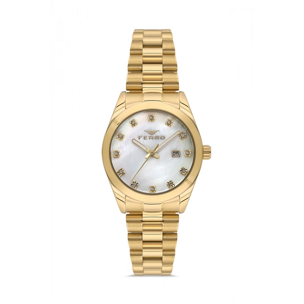 FL21570AWT Çelik Kordonlu Kadın Kol Saati