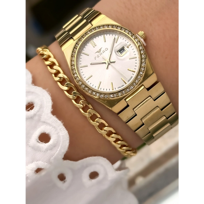 FL21596AWT Çelik Kordonlu Kadın Kol Saati