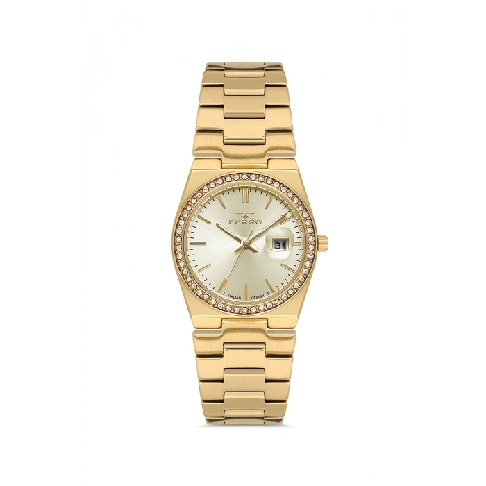 FL21596AWT Çelik Kordonlu Kadın Kol Saati