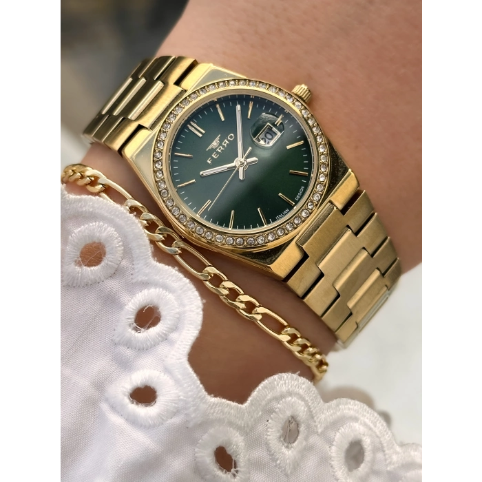 FL21596AWT Çelik Kordonlu Kadın Kol Saati