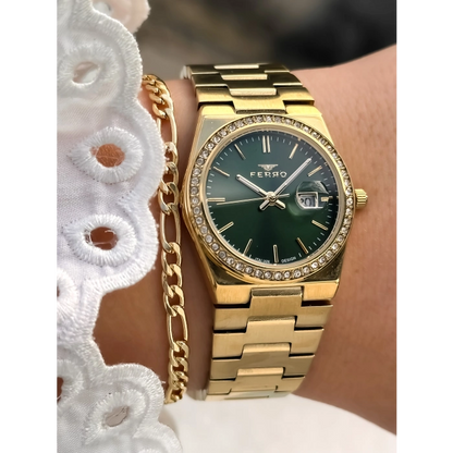 FL21596AWT Çelik Kordonlu Kadın Kol Saati